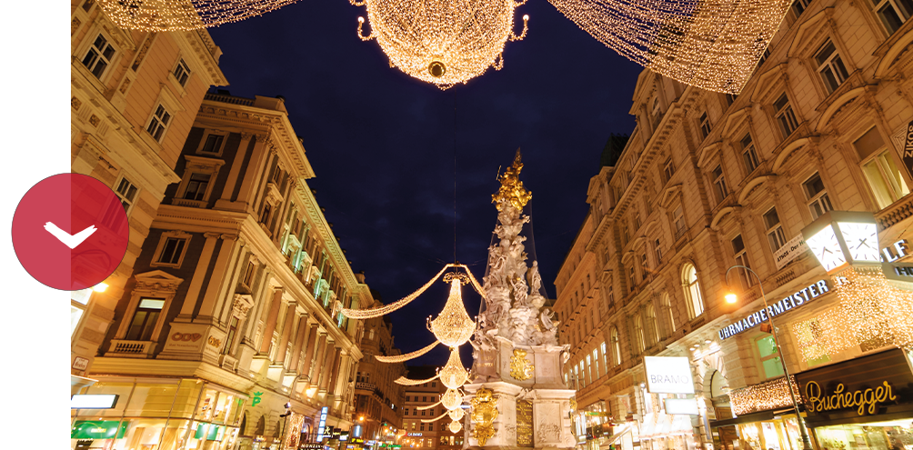 Weihnachtsbeleuchtung in Wien