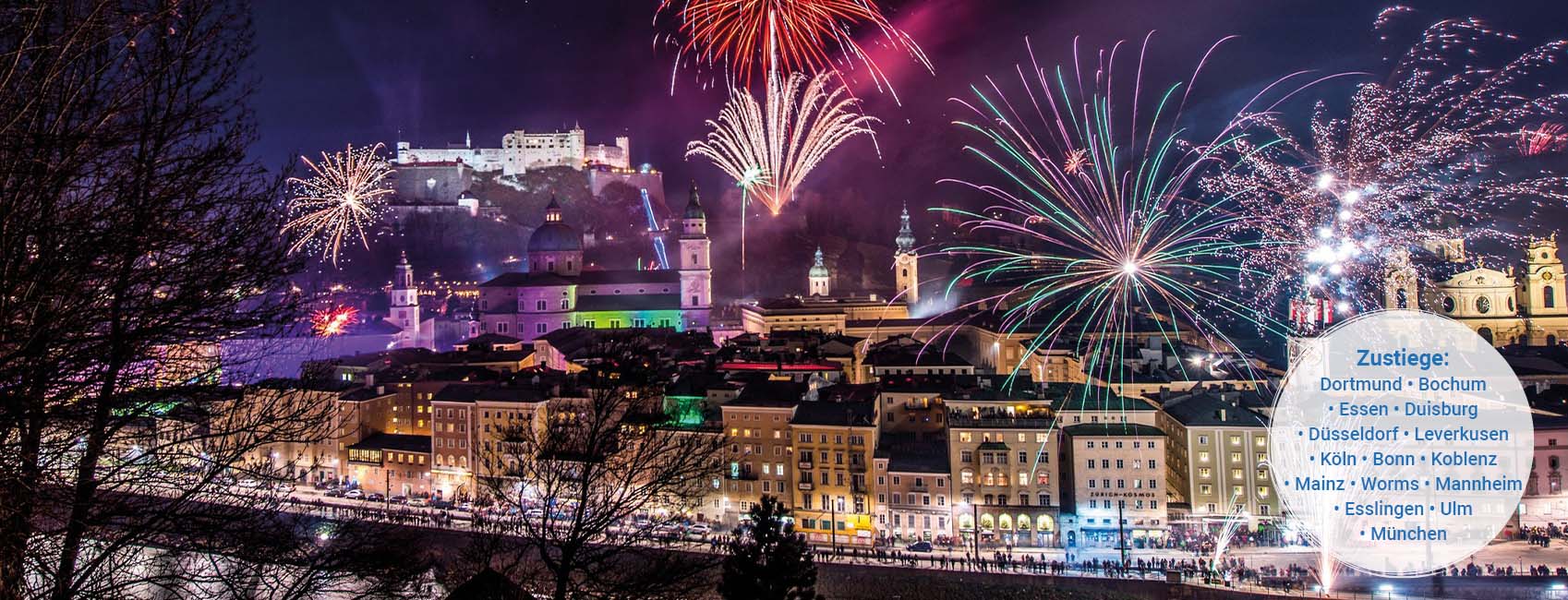 Silvesterreisen 29.12.23 - 02.01.24